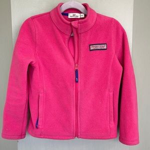 Girls vineyard vines fleece jacket